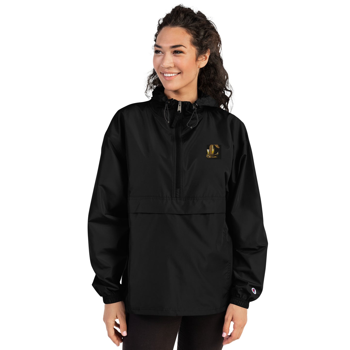 Embroidered Champion Packable Jacket - The God Ball Originals by Chris Rabalais (2024)