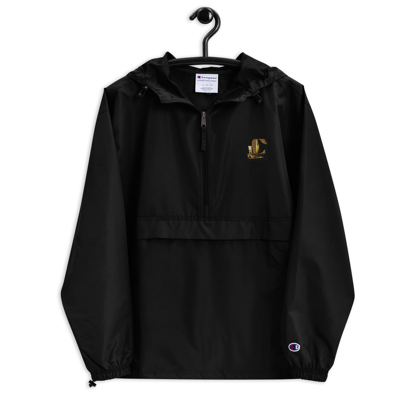 Embroidered Champion Packable Jacket - The God Ball Originals by Chris Rabalais (2024)