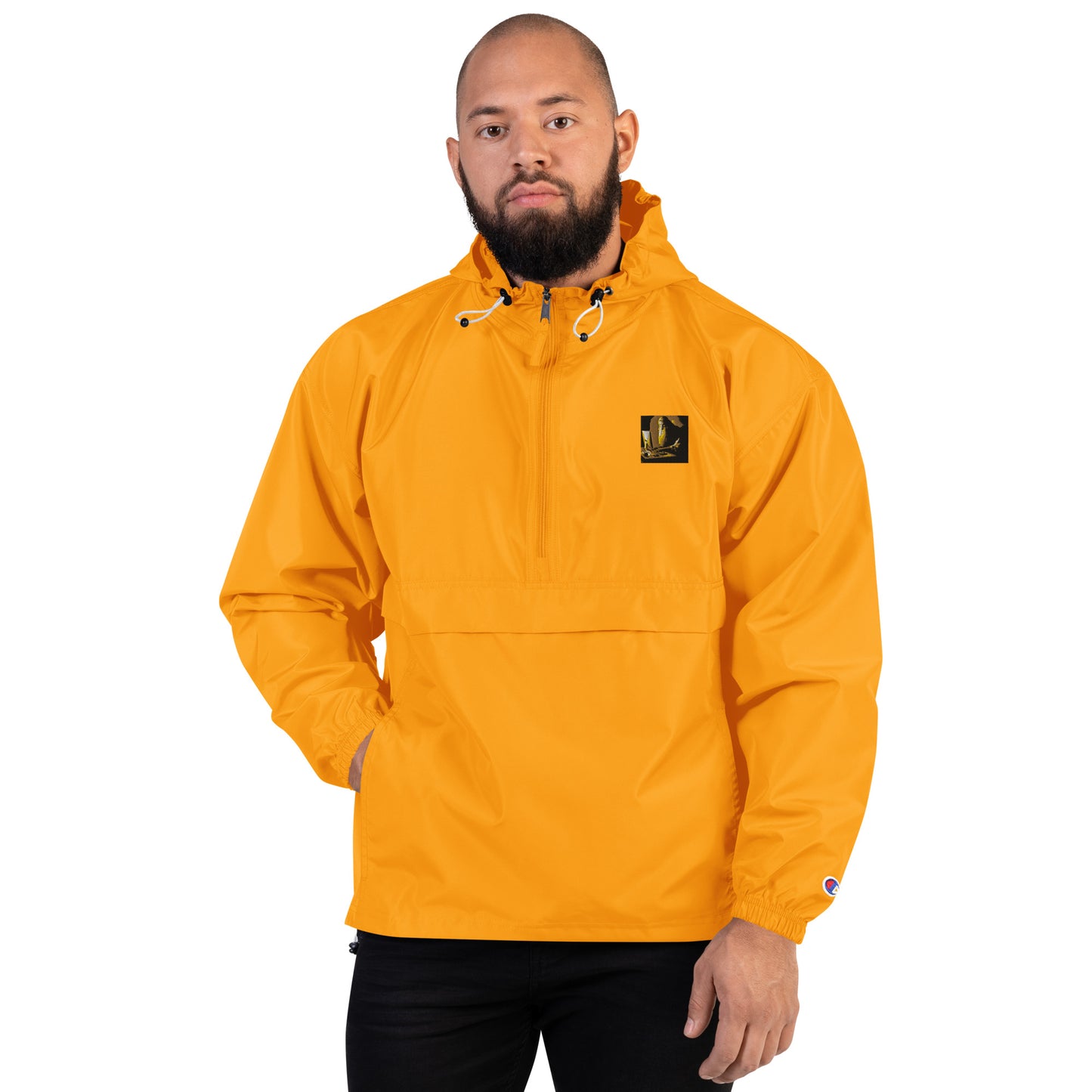 Embroidered Champion Packable Jacket - The God Ball Originals by Chris Rabalais (2024)
