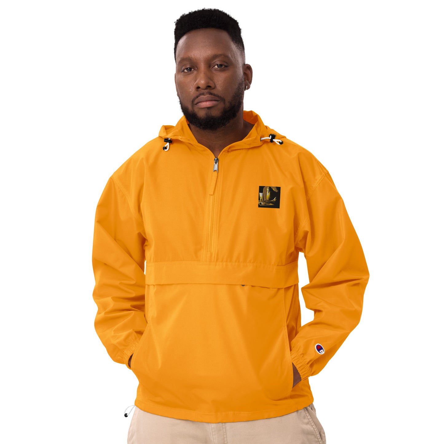 Embroidered Champion Packable Jacket - The God Ball Originals by Chris Rabalais (2024)