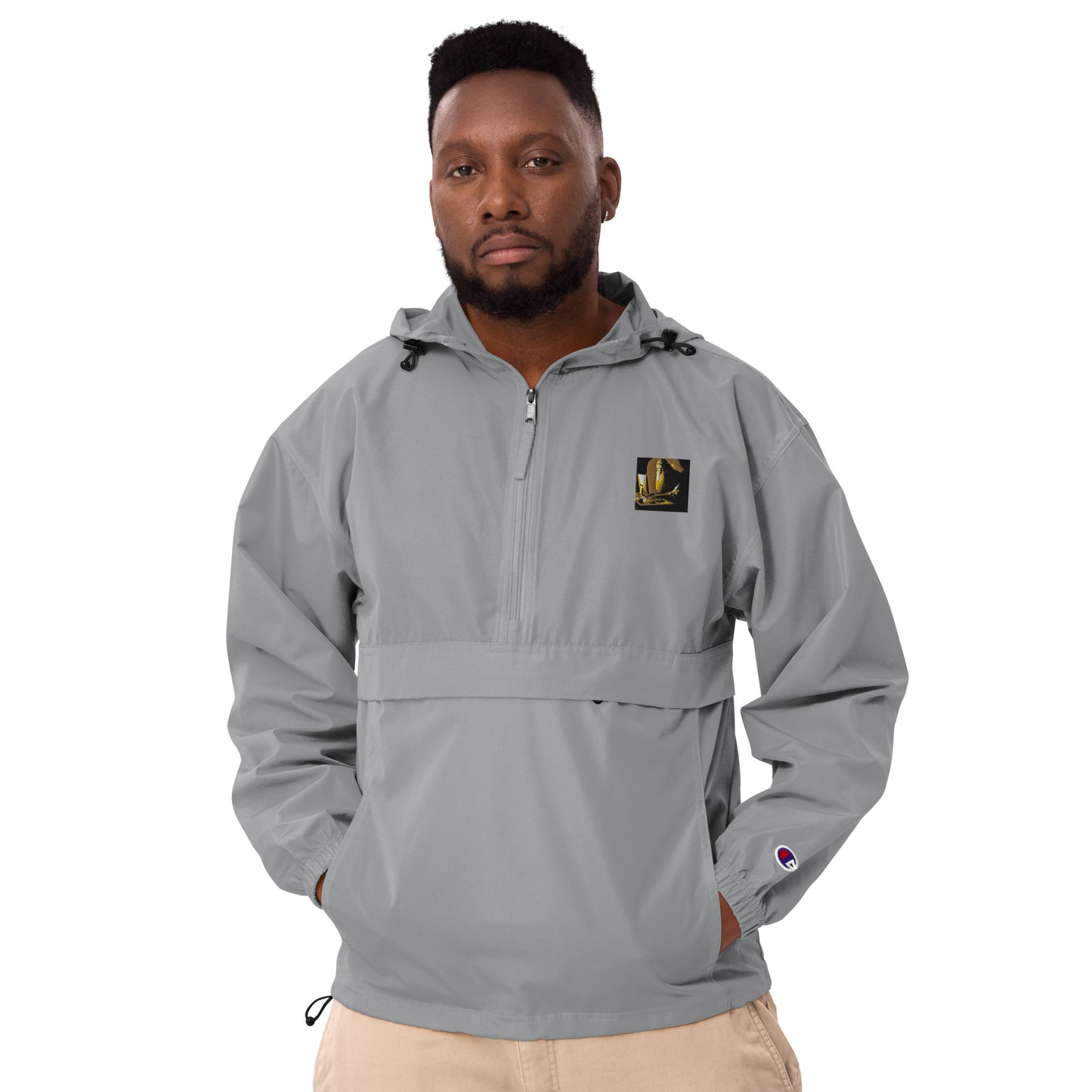 Embroidered Champion Packable Jacket - The God Ball Originals by Chris Rabalais (2024)
