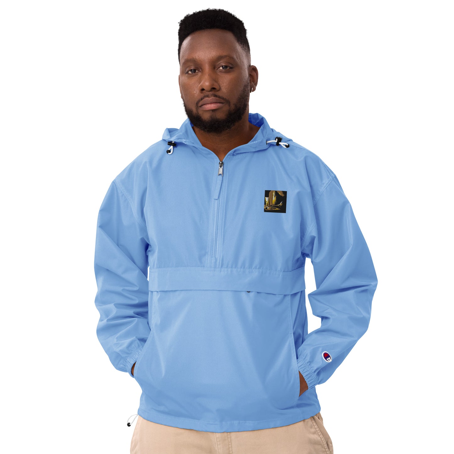 Embroidered Champion Packable Jacket - The God Ball Originals by Chris Rabalais (2024)