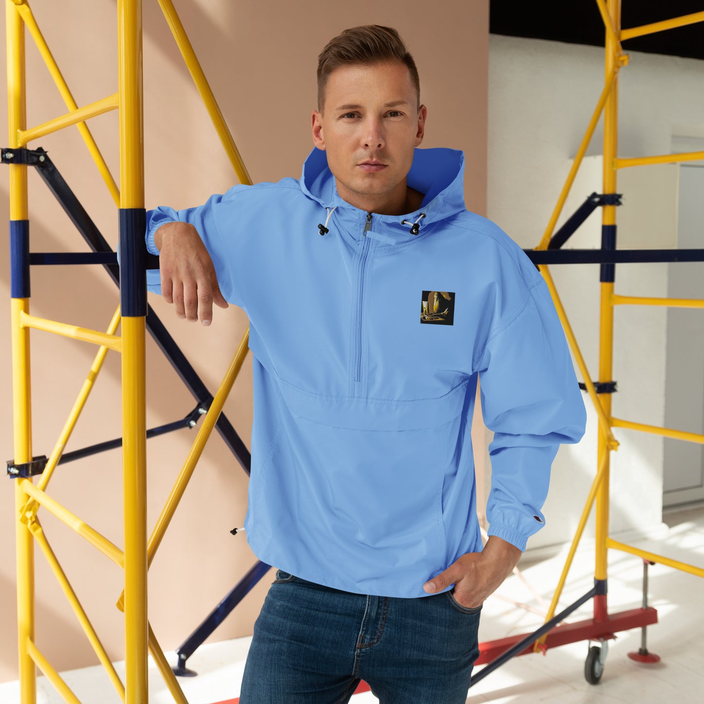 Embroidered Champion Packable Jacket - The God Ball Originals by Chris Rabalais (2024)
