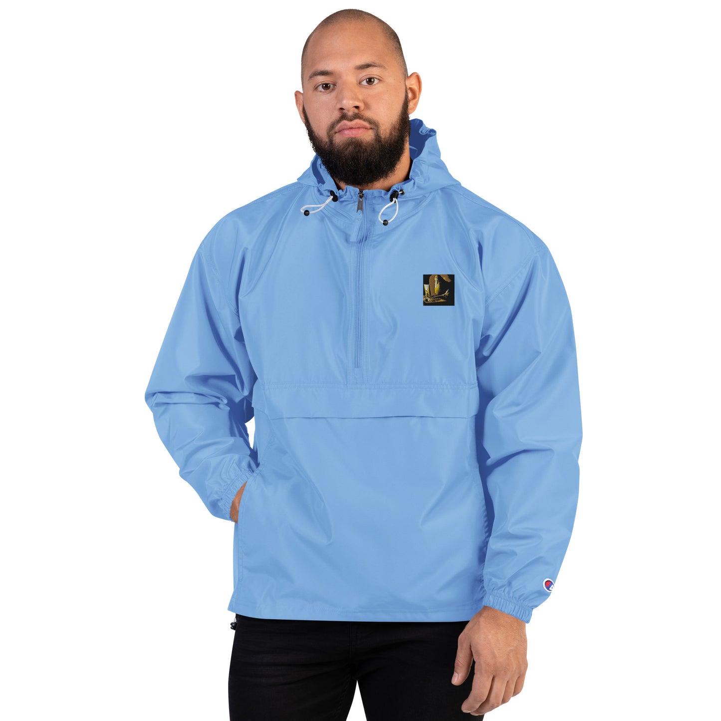 Embroidered Champion Packable Jacket - The God Ball Originals by Chris Rabalais (2024)