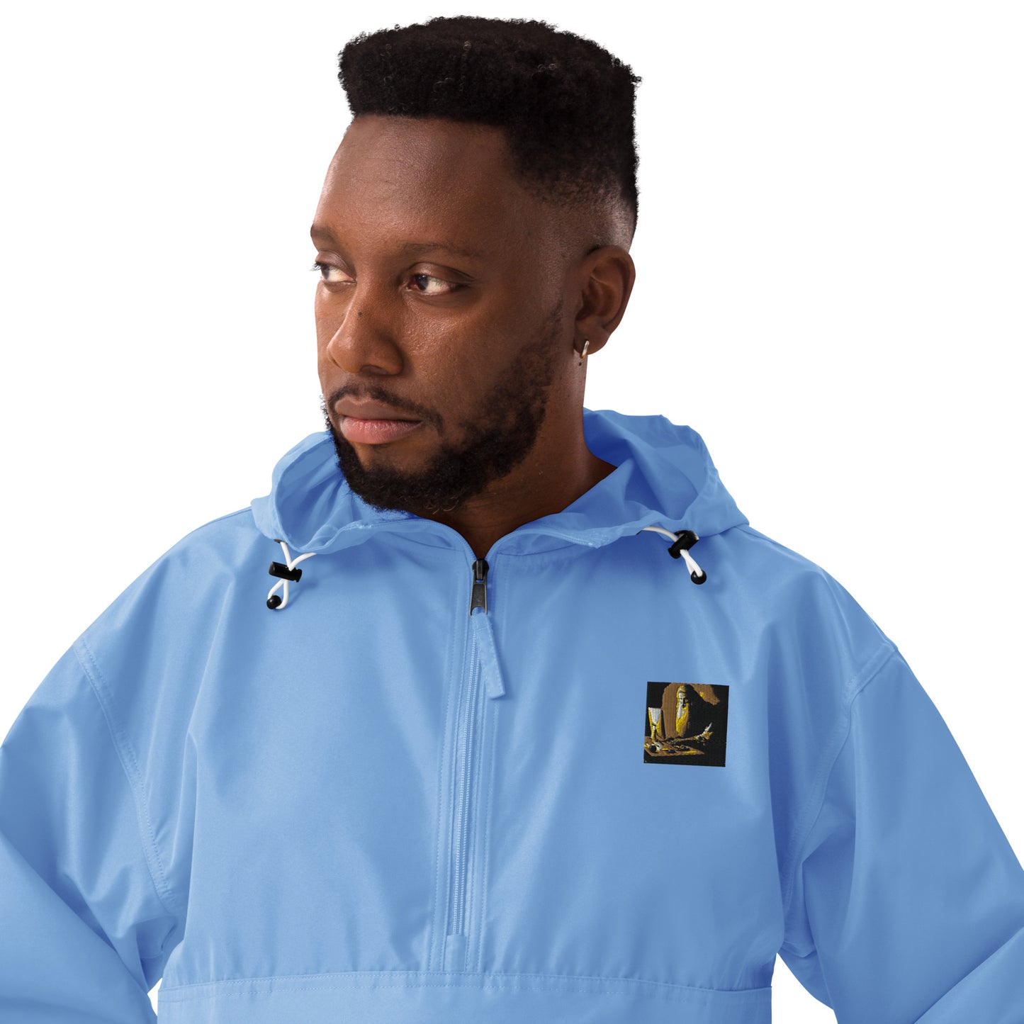 Embroidered Champion Packable Jacket - The God Ball Originals by Chris Rabalais (2024)