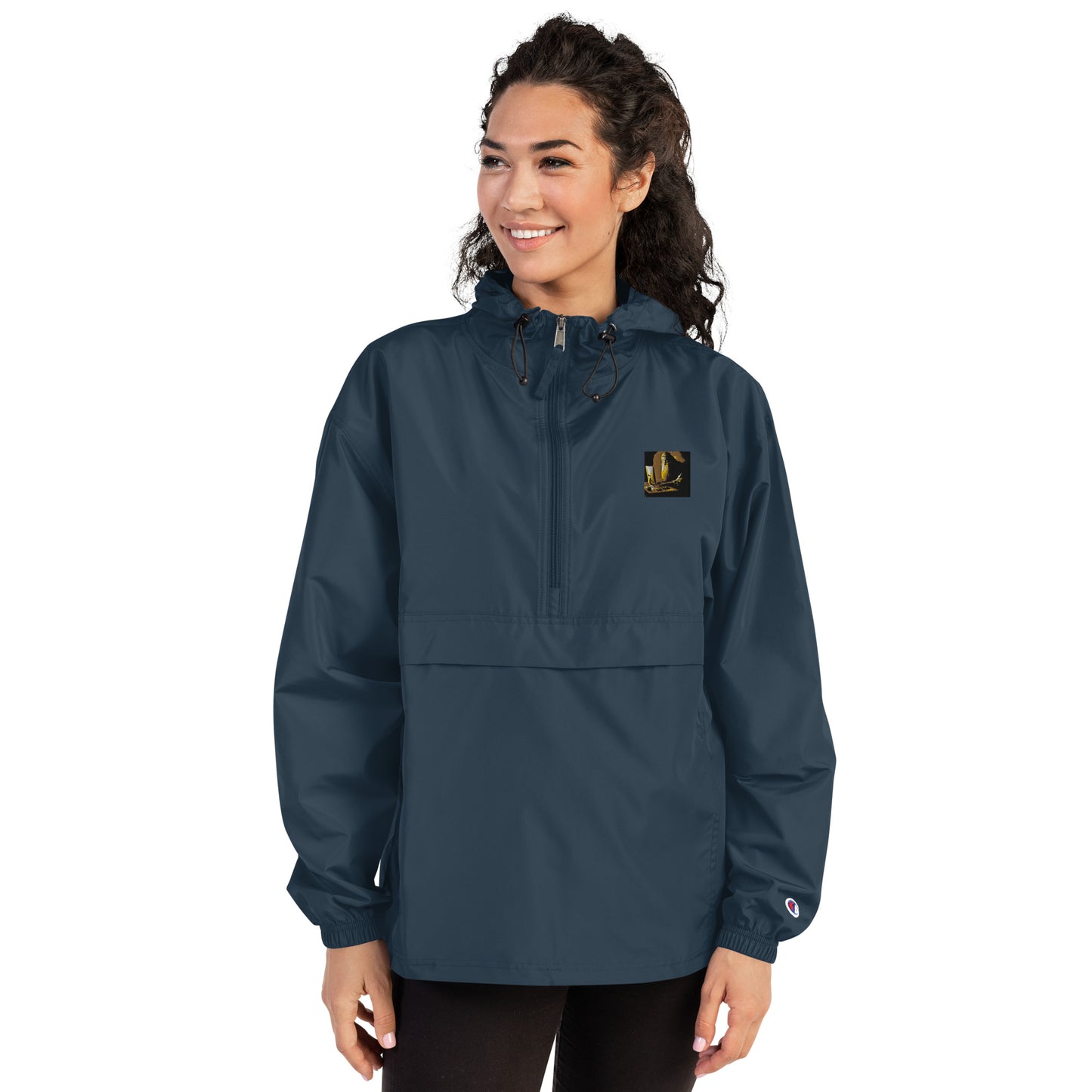 Embroidered Champion Packable Jacket - The God Ball Originals by Chris Rabalais (2024)
