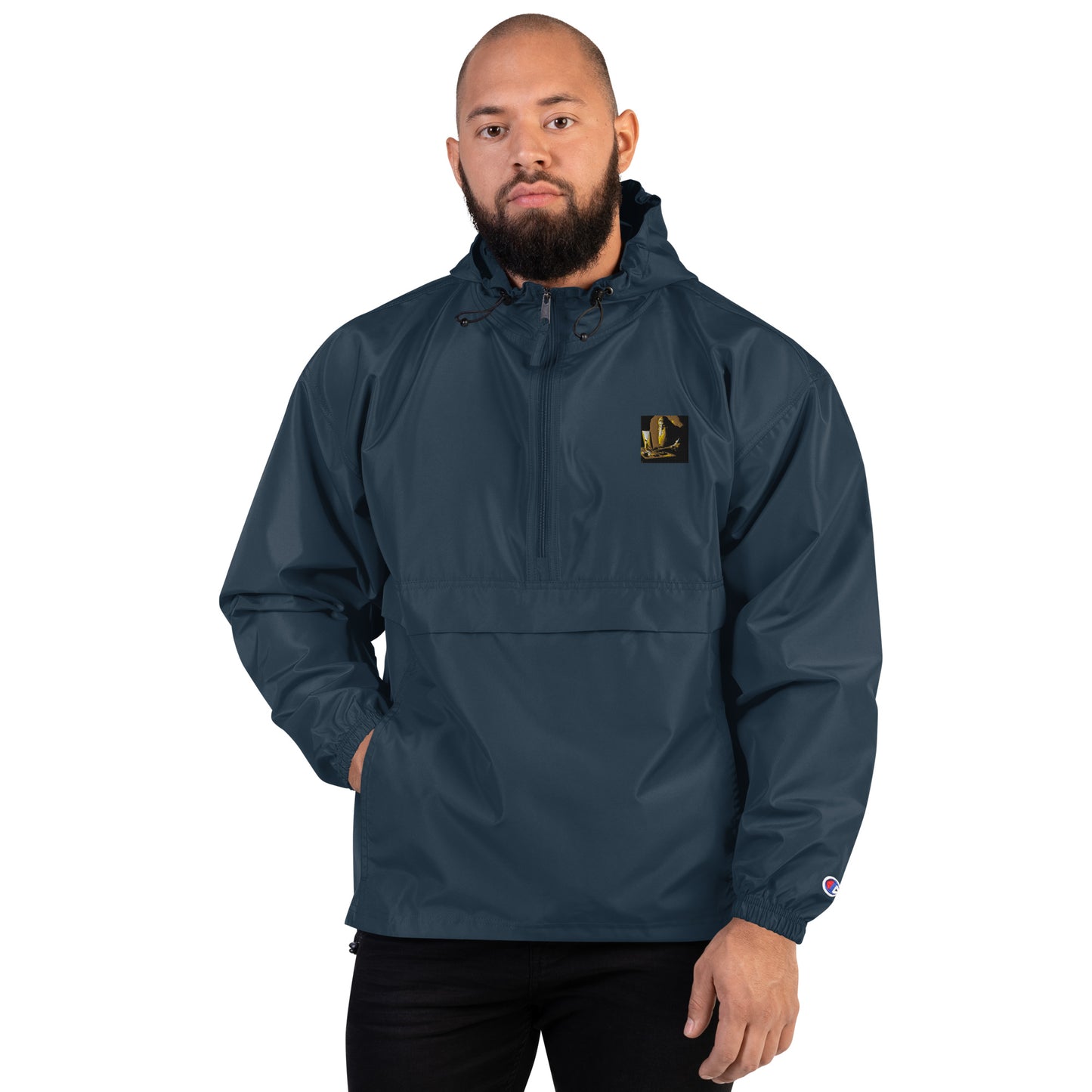 Embroidered Champion Packable Jacket - The God Ball Originals by Chris Rabalais (2024)
