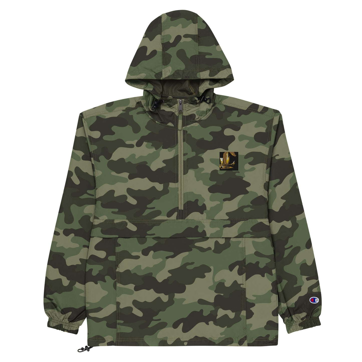 Embroidered Champion Packable Jacket - The God Ball Originals by Chris Rabalais (2024)