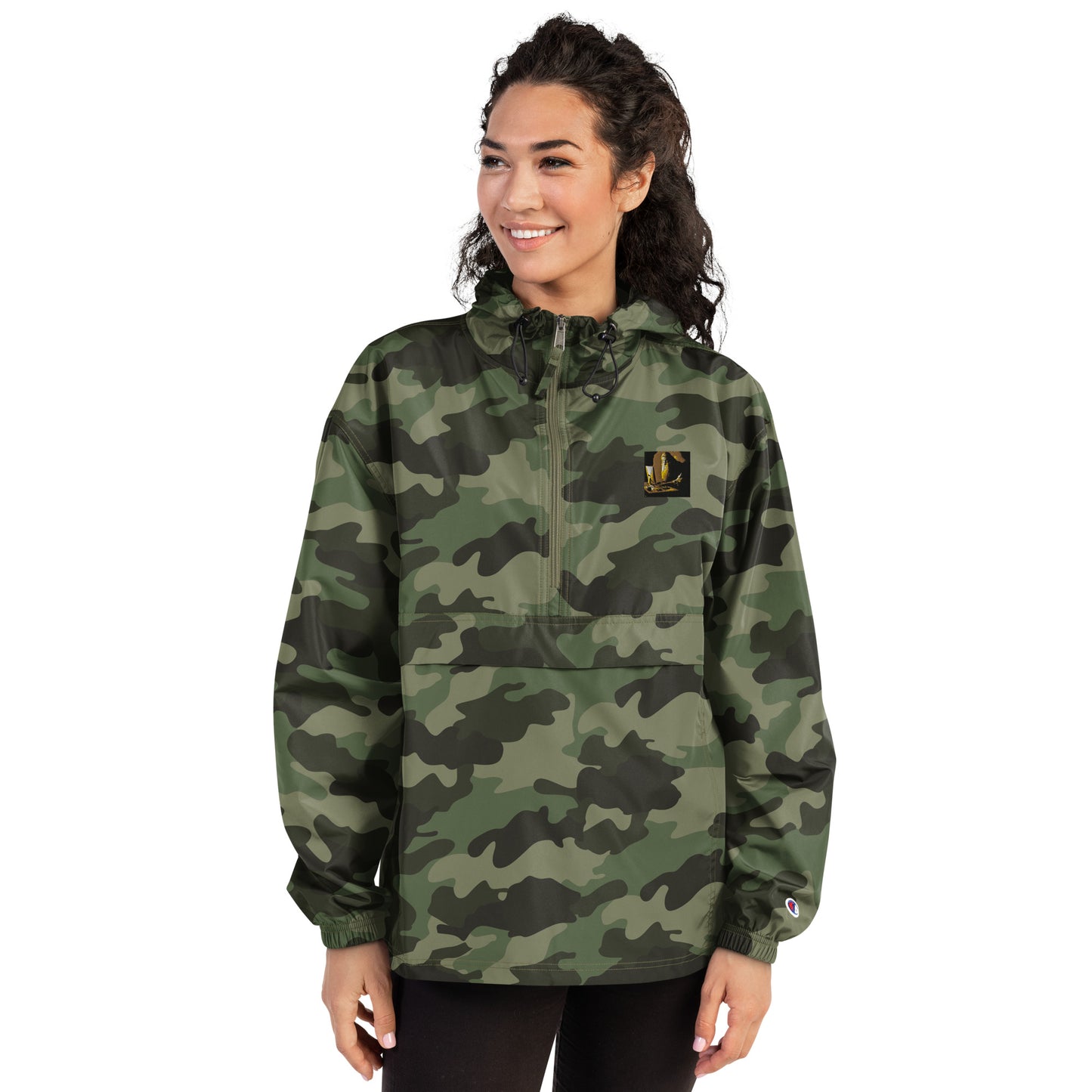 Embroidered Champion Packable Jacket - The God Ball Originals by Chris Rabalais (2024)