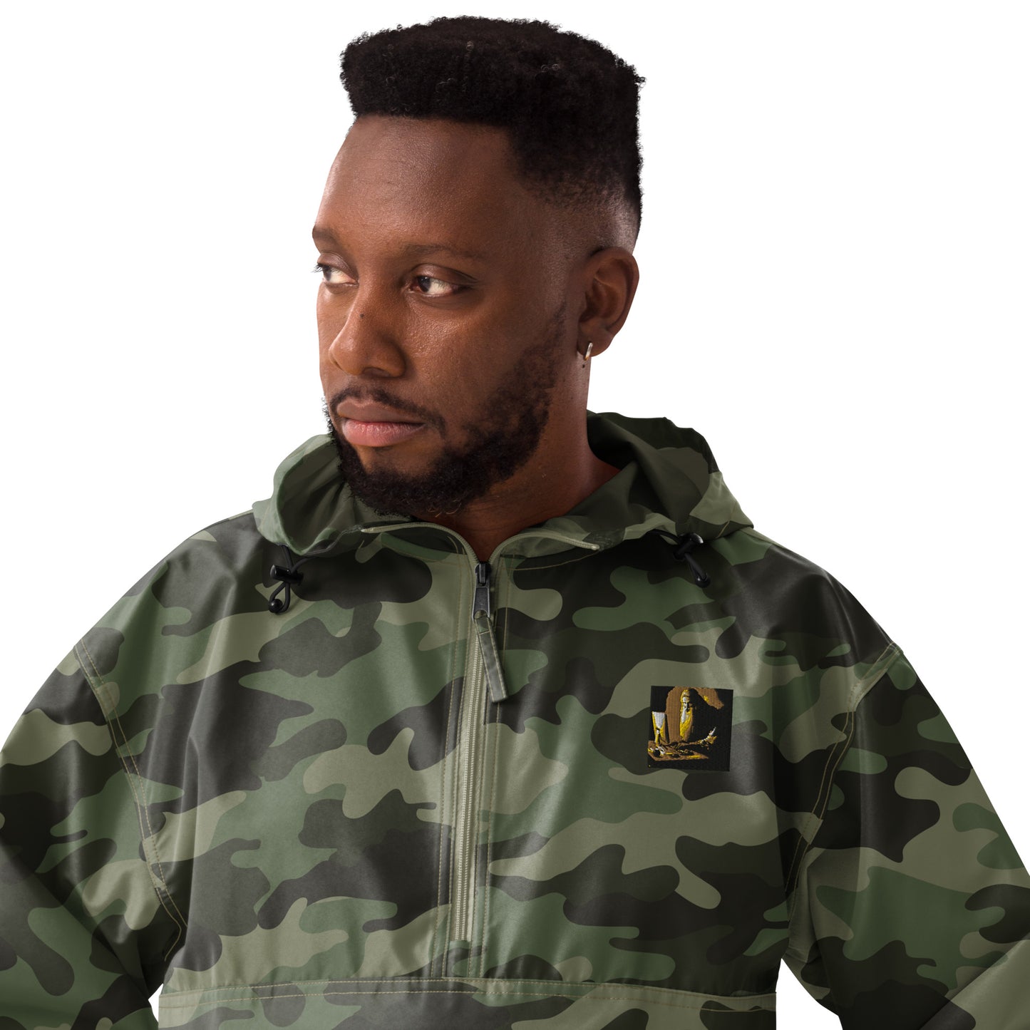 Embroidered Champion Packable Jacket - The God Ball Originals by Chris Rabalais (2024)