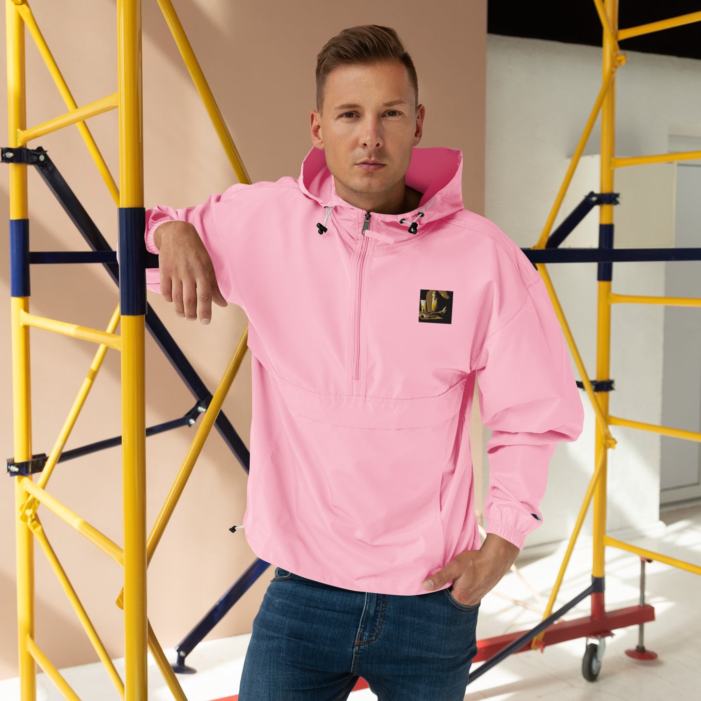 Embroidered Champion Packable Jacket - The God Ball Originals by Chris Rabalais (2024)