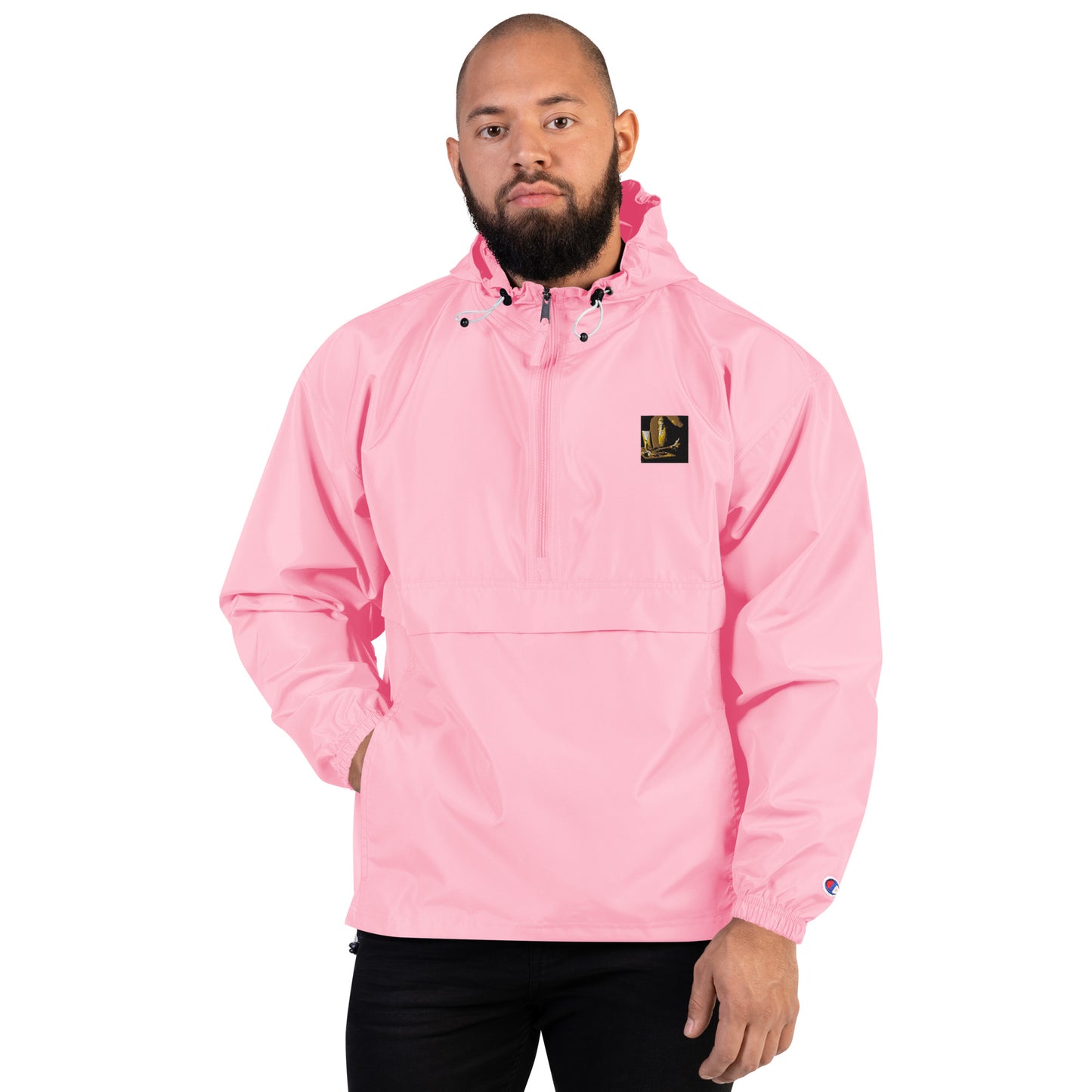 Embroidered Champion Packable Jacket - The God Ball Originals by Chris Rabalais (2024)