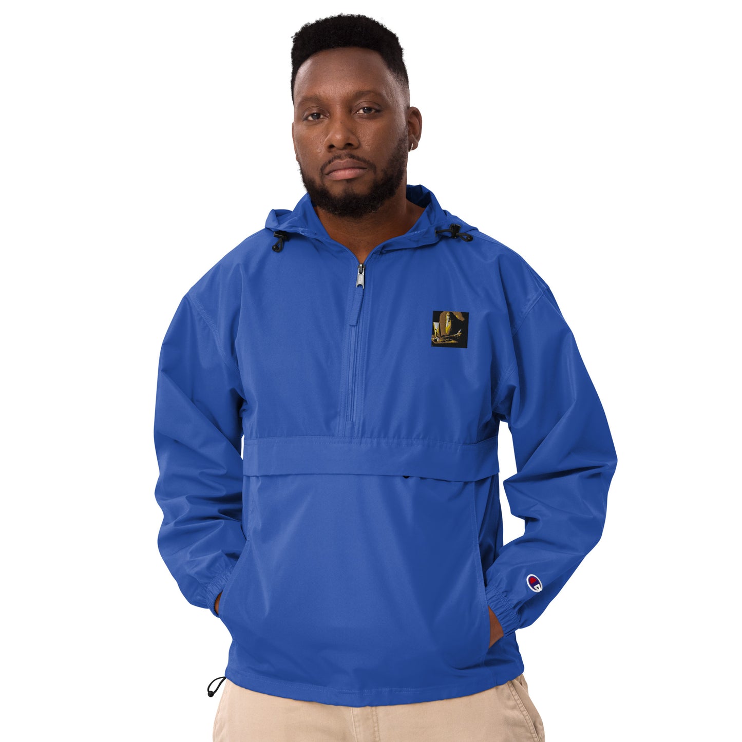 Embroidered Champion Packable Jacket - The God Ball Originals by Chris Rabalais (2024)