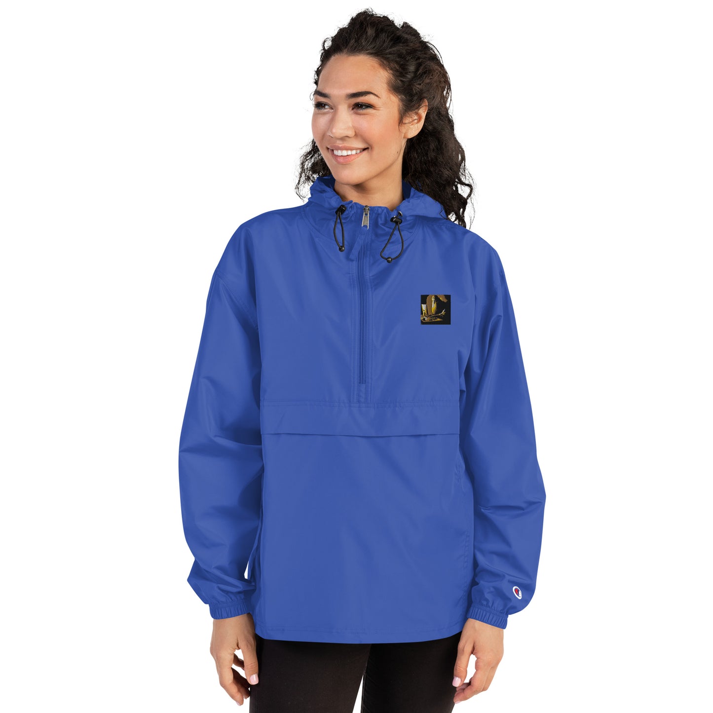 Embroidered Champion Packable Jacket - The God Ball Originals by Chris Rabalais (2024)