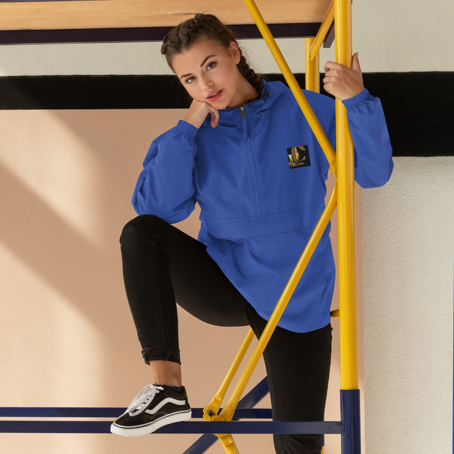 Embroidered Champion Packable Jacket - The God Ball Originals by Chris Rabalais (2024)