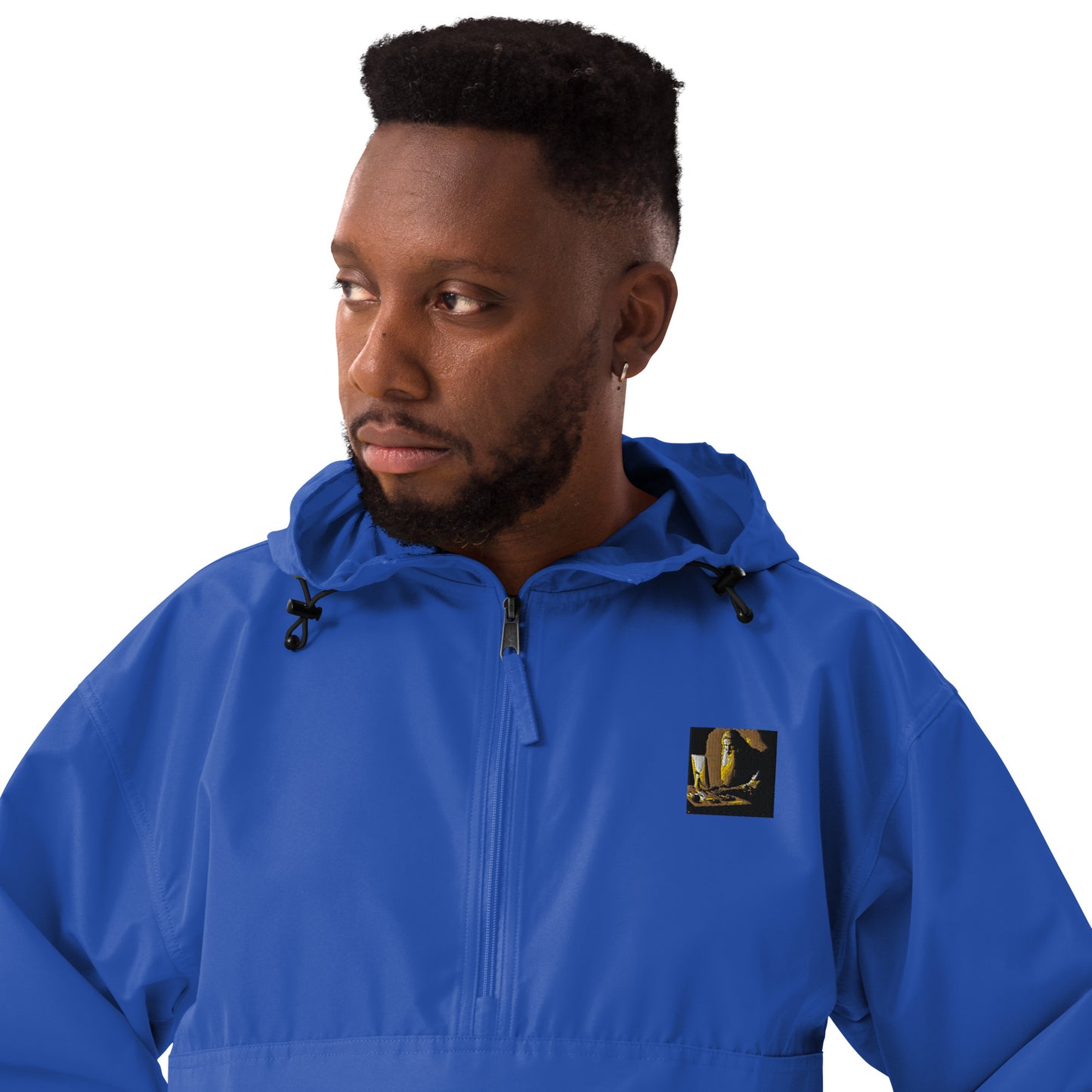 Embroidered Champion Packable Jacket - The God Ball Originals by Chris Rabalais (2024)