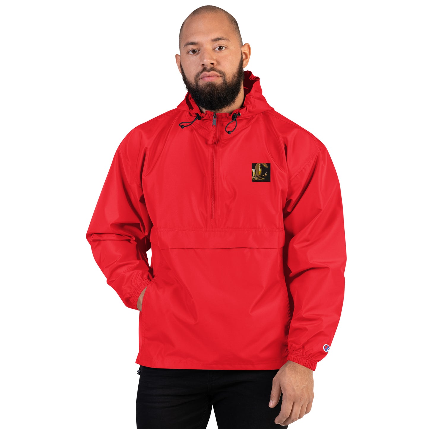 Embroidered Champion Packable Jacket - The God Ball Originals by Chris Rabalais (2024)