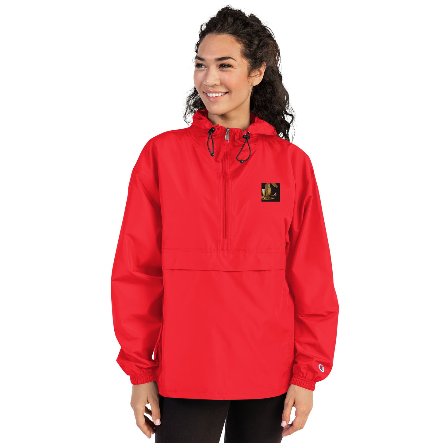 Embroidered Champion Packable Jacket - The God Ball Originals by Chris Rabalais (2024)