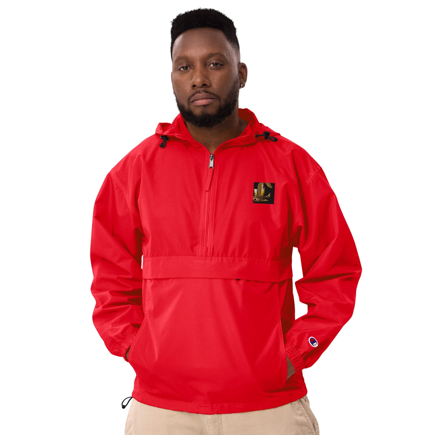 Embroidered Champion Packable Jacket - The God Ball Originals by Chris Rabalais (2024)
