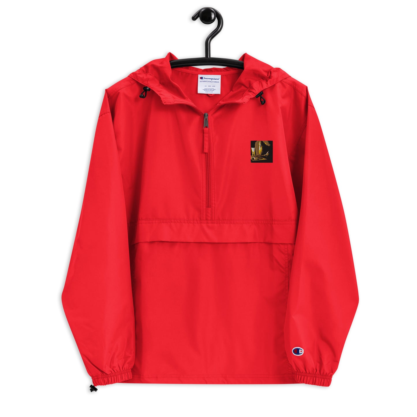 Embroidered Champion Packable Jacket - The God Ball Originals by Chris Rabalais (2024)