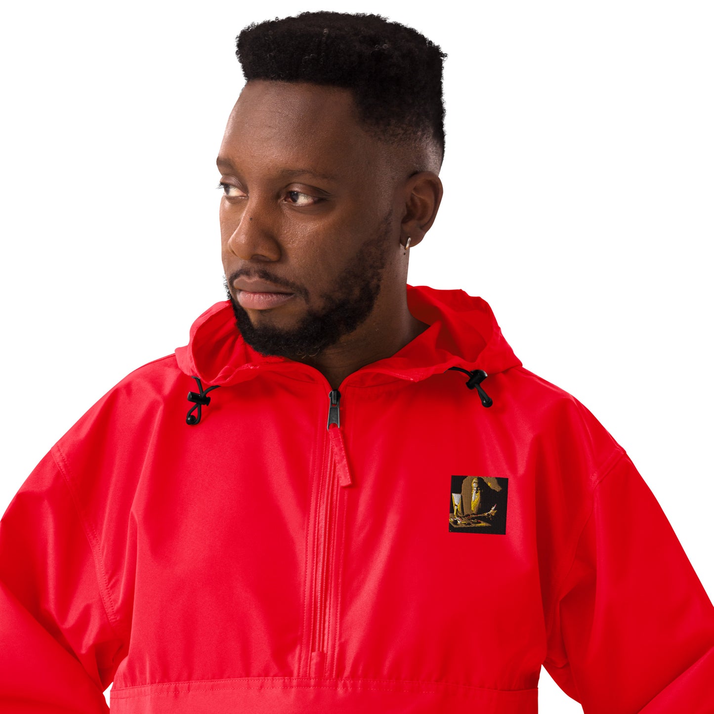 Embroidered Champion Packable Jacket - The God Ball Originals by Chris Rabalais (2024)