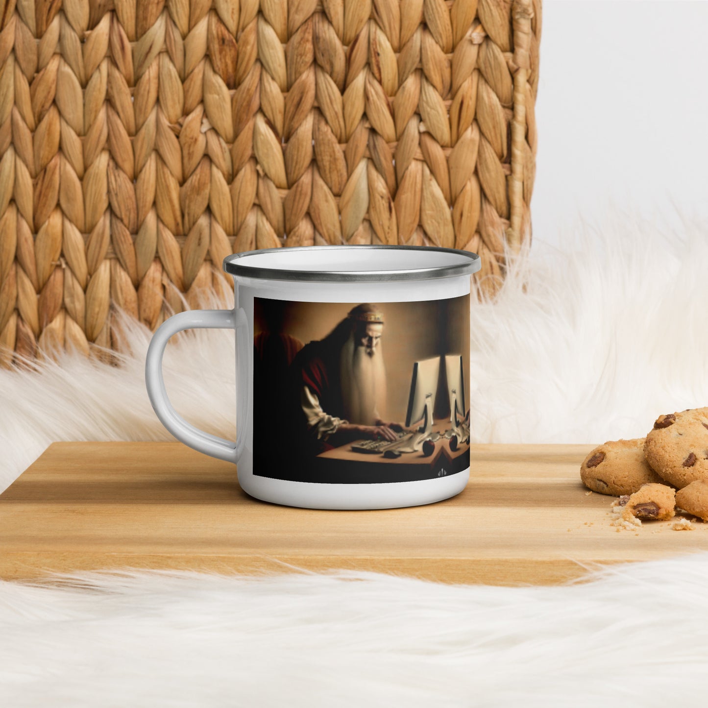 Enamel Mug - The God Ball Originals by Chris Rabalais (2024)