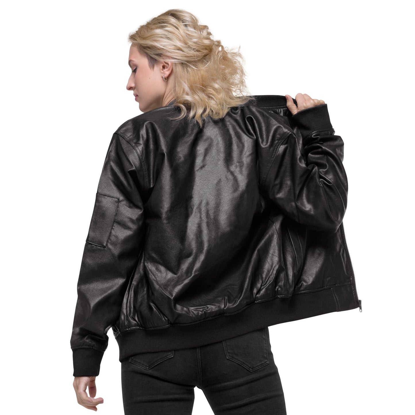 Leather Bomber Jacket - The God Ball Originals by Chris Rabalais (2024)