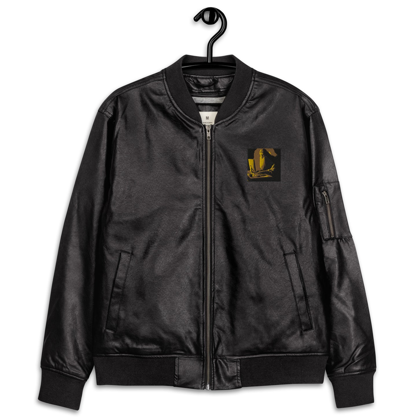 Leather Bomber Jacket - The God Ball Originals by Chris Rabalais (2024)