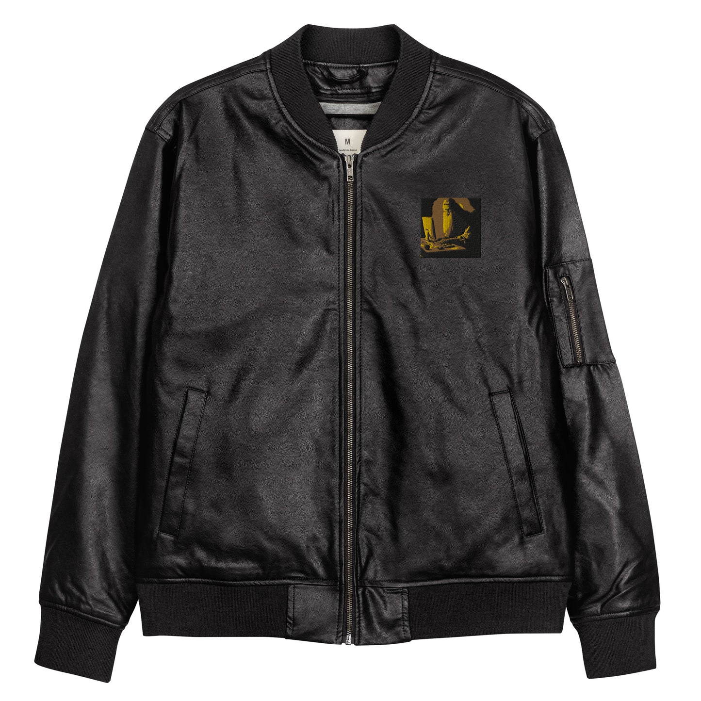 Leather Bomber Jacket - The God Ball Originals by Chris Rabalais (2024)