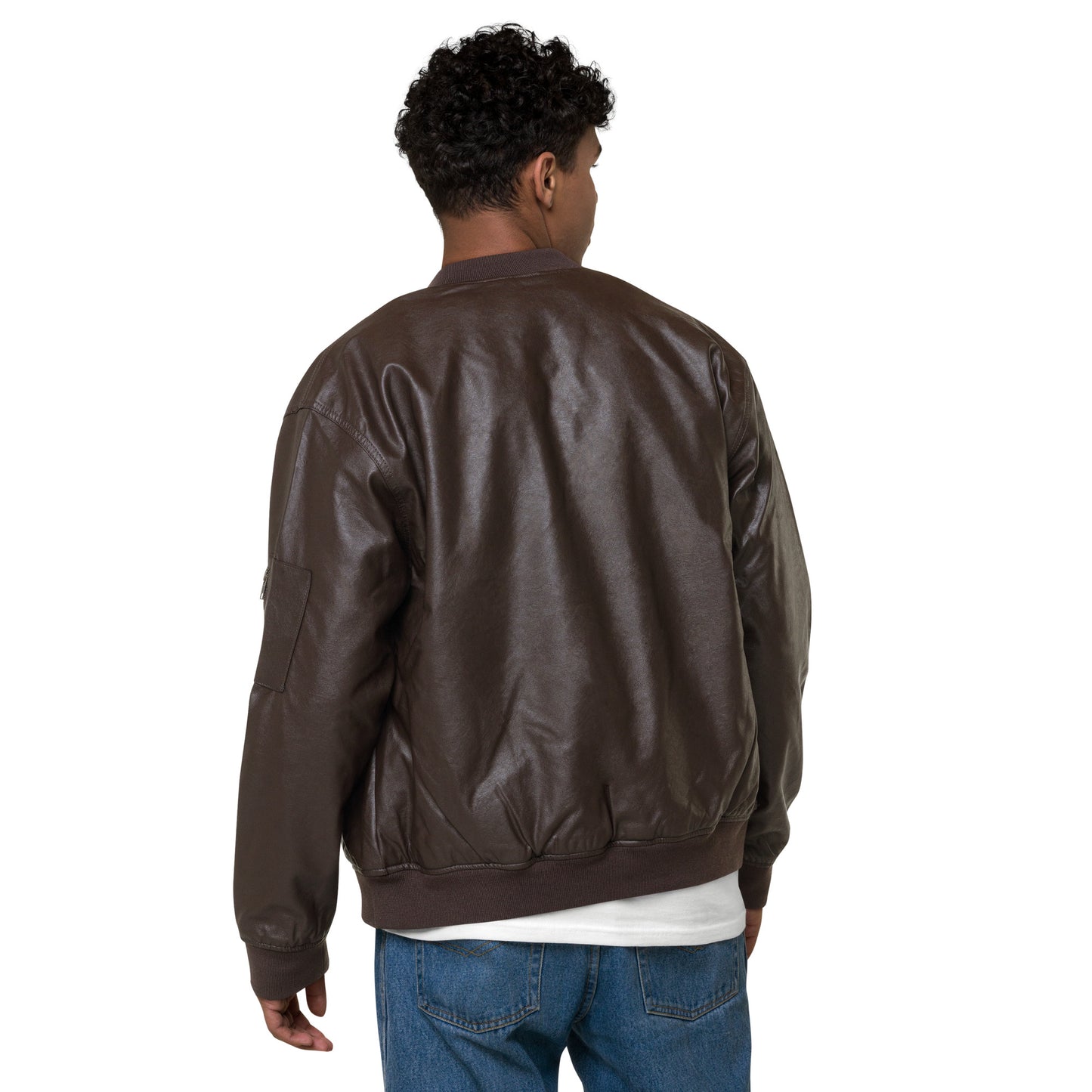Leather Bomber Jacket - The God Ball Originals by Chris Rabalais (2024)