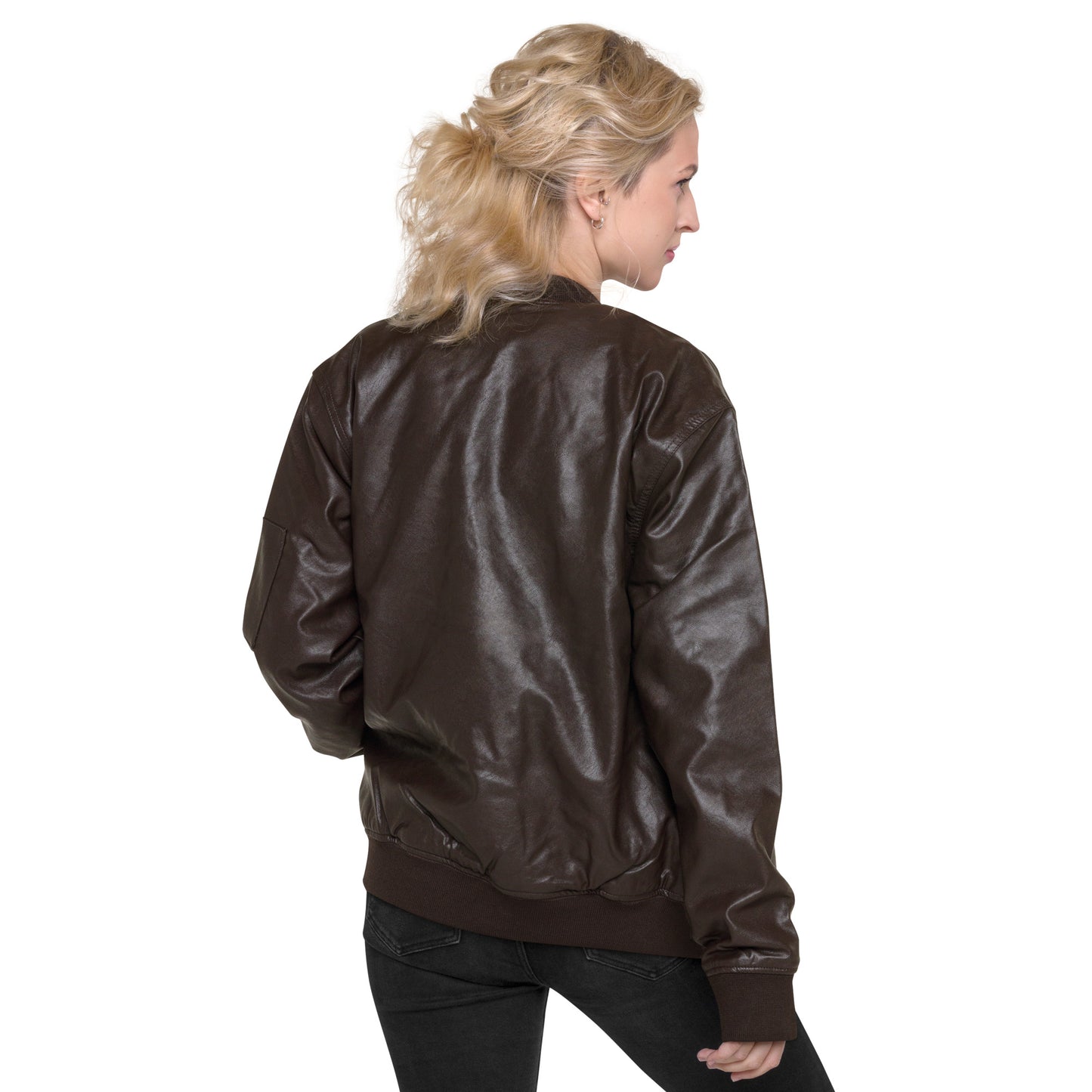 Leather Bomber Jacket - The God Ball Originals by Chris Rabalais (2024)