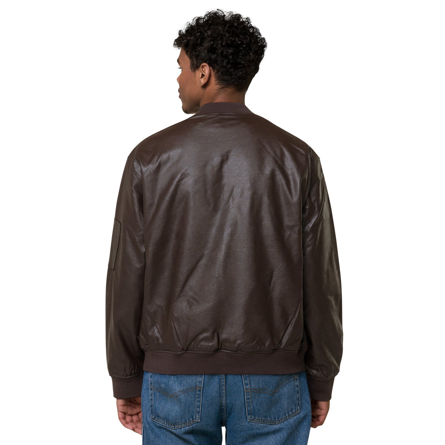 Leather Bomber Jacket - The God Ball Originals by Chris Rabalais (2024)