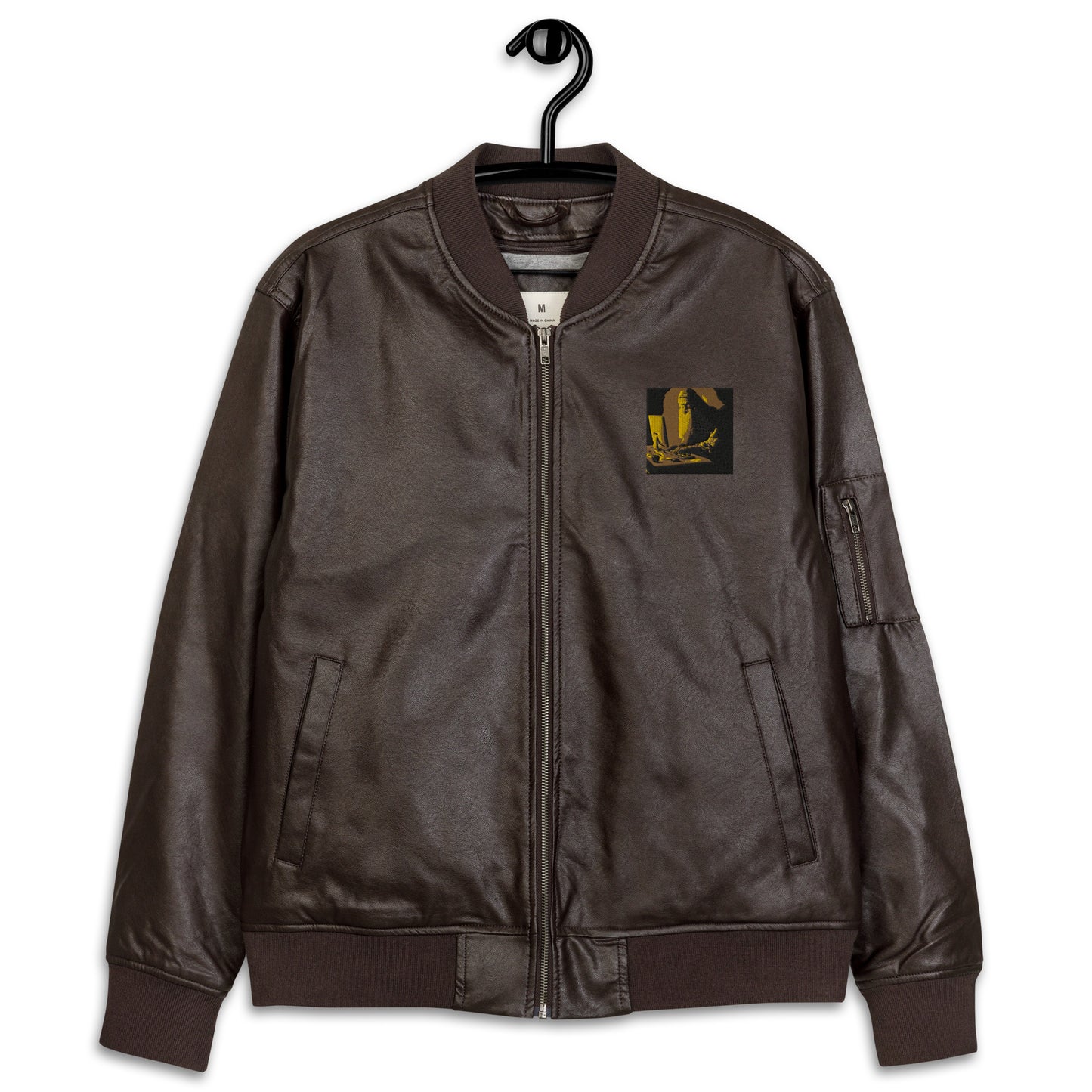 Leather Bomber Jacket - The God Ball Originals by Chris Rabalais (2024)