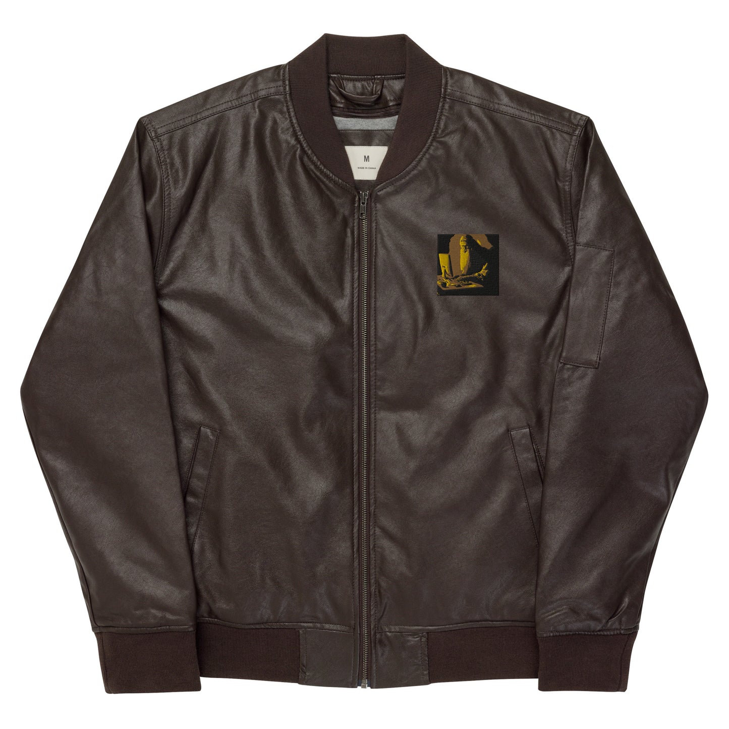 Leather Bomber Jacket - The God Ball Originals by Chris Rabalais (2024)