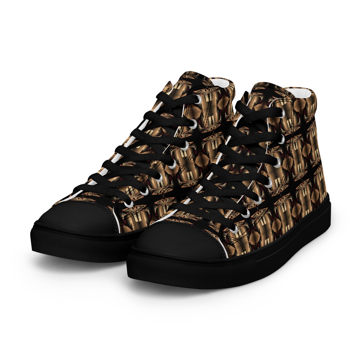 Men’s Premium High Top Canvas Shoes (Full Print) - The God Ball Originals by Chris Rabalais (2024)