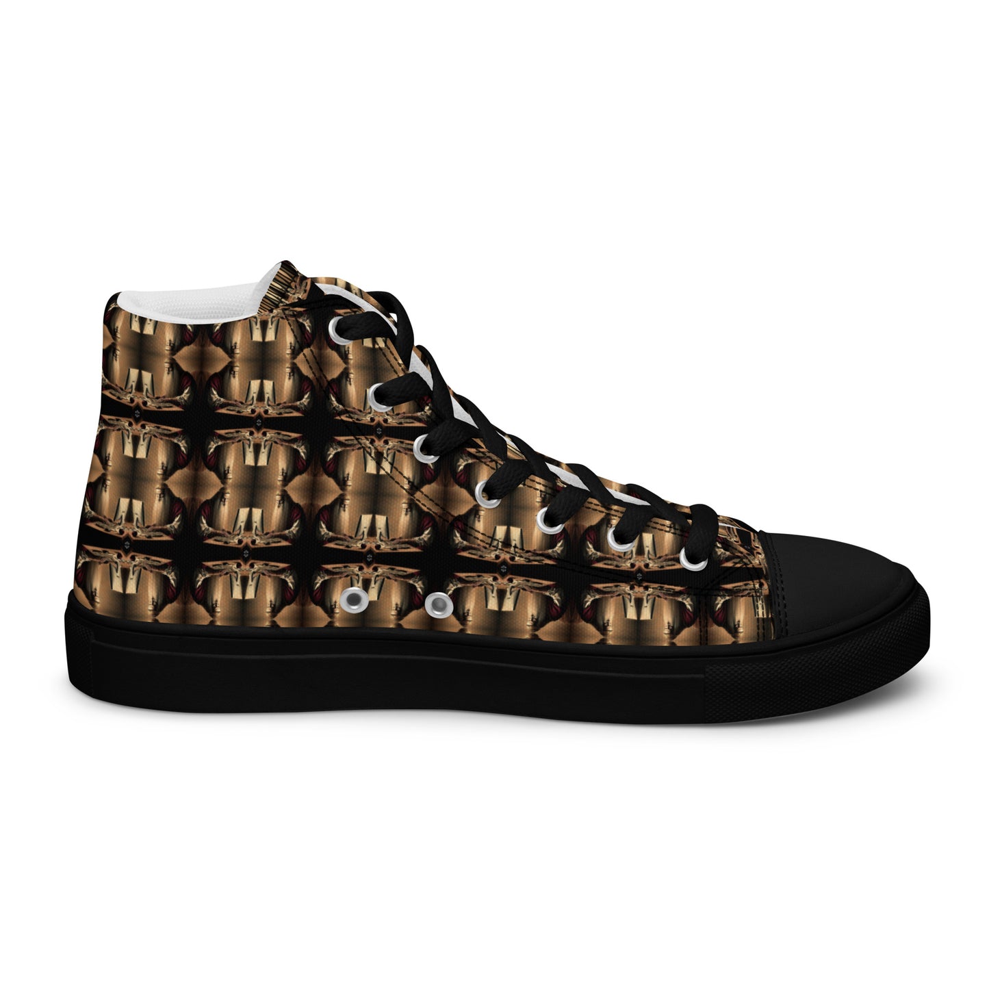 Men’s Premium High Top Canvas Shoes (Full Print) - The God Ball Originals by Chris Rabalais (2024)