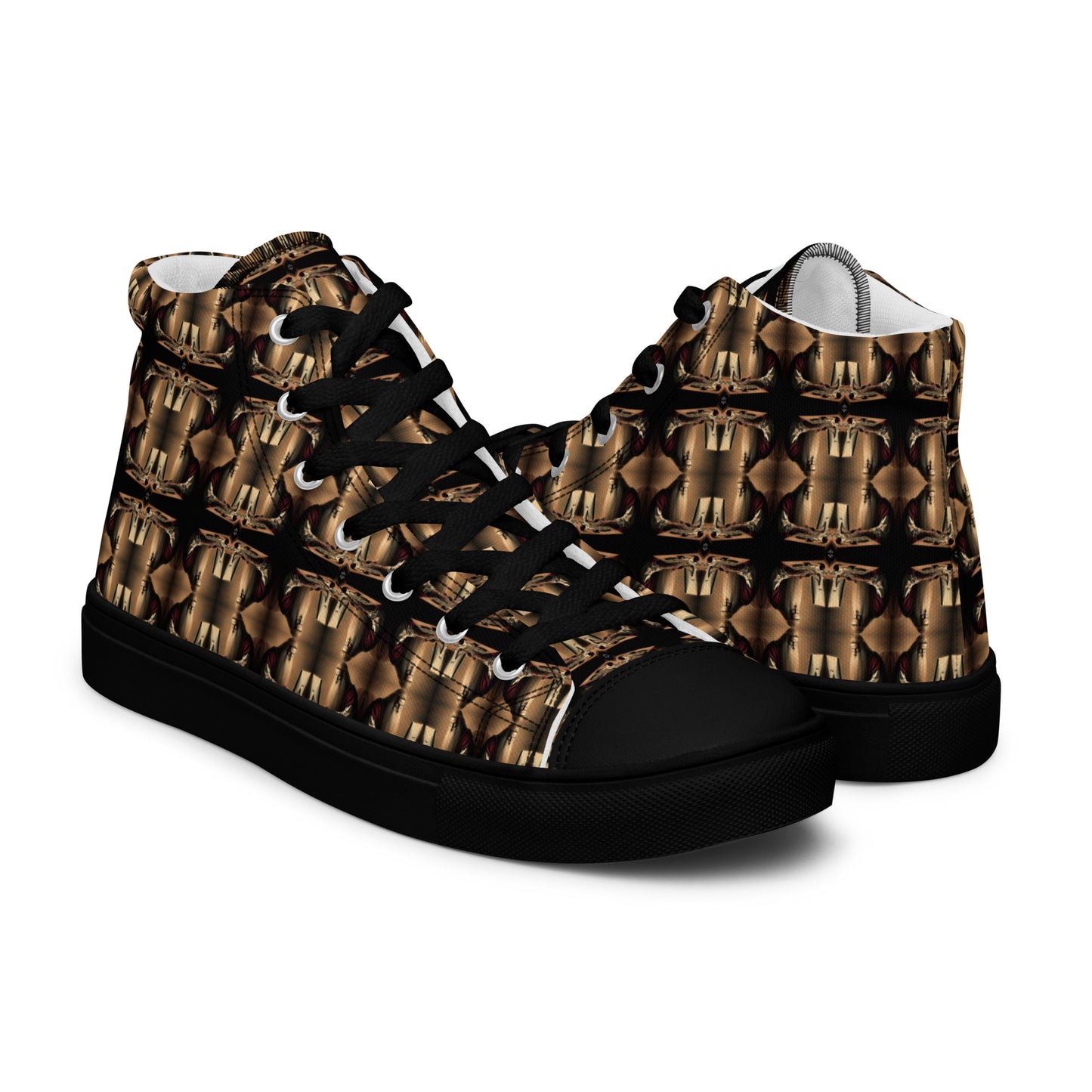 Men’s Premium High Top Canvas Shoes (Full Print) - The God Ball Originals by Chris Rabalais (2024)