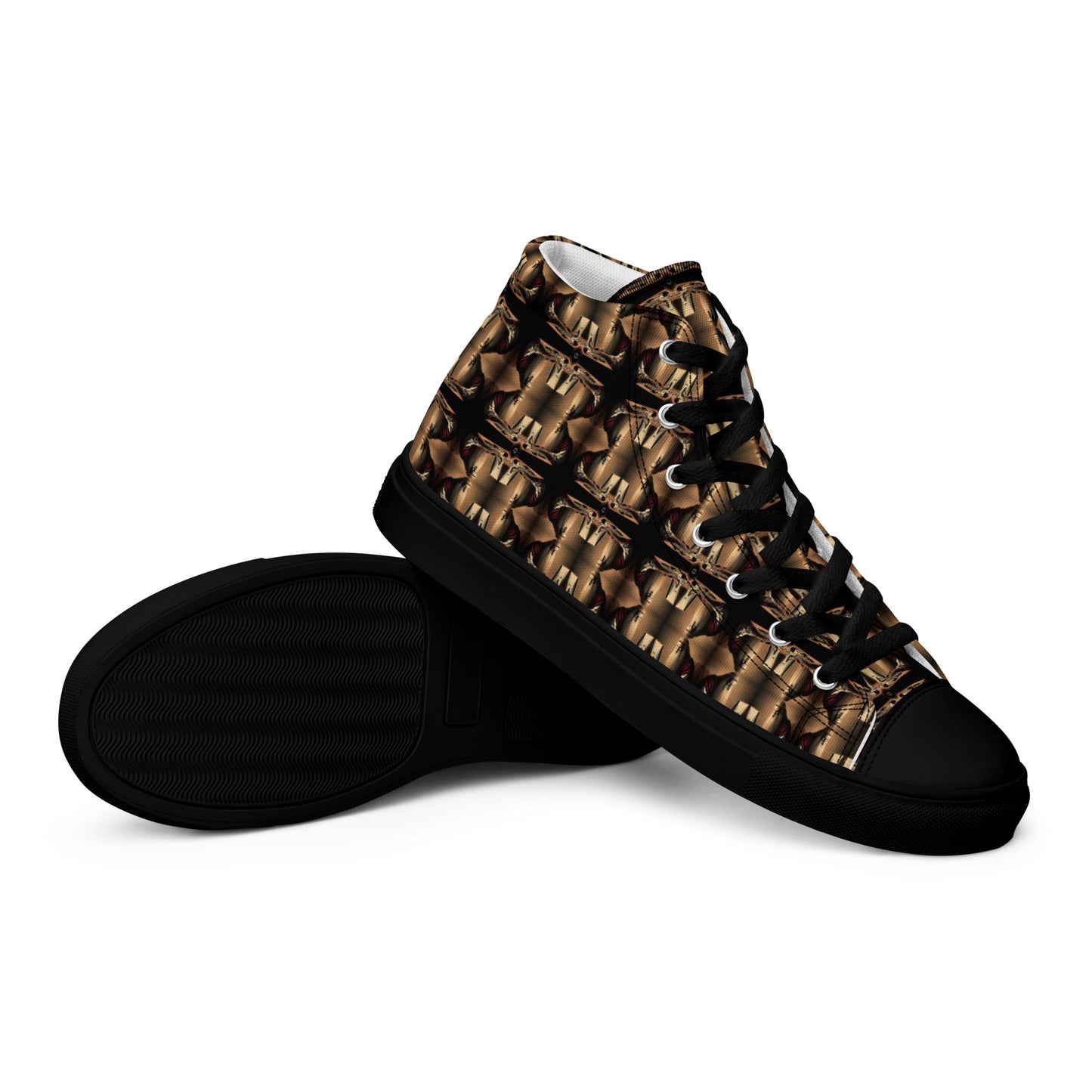 Men’s Premium High Top Canvas Shoes (Full Print) - The God Ball Originals by Chris Rabalais (2024)