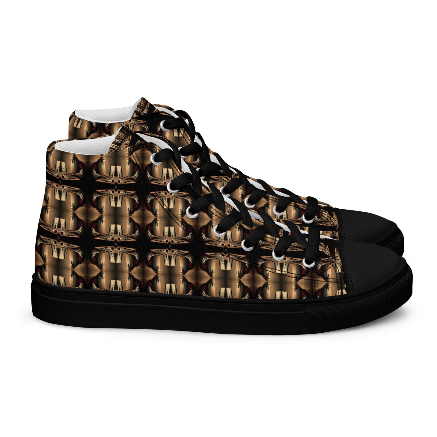 Men’s Premium High Top Canvas Shoes (Full Print) - The God Ball Originals by Chris Rabalais (2024)