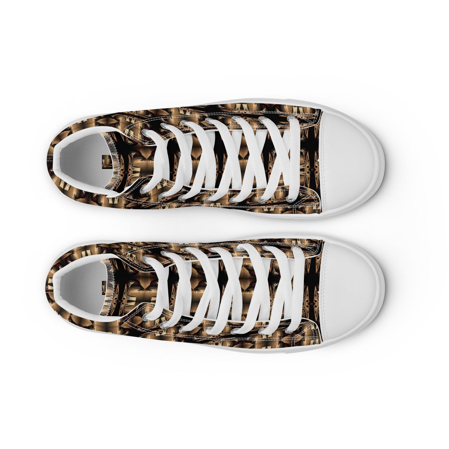 Men’s Premium High Top Canvas Shoes (Full Print) - The God Ball Originals by Chris Rabalais (2024)