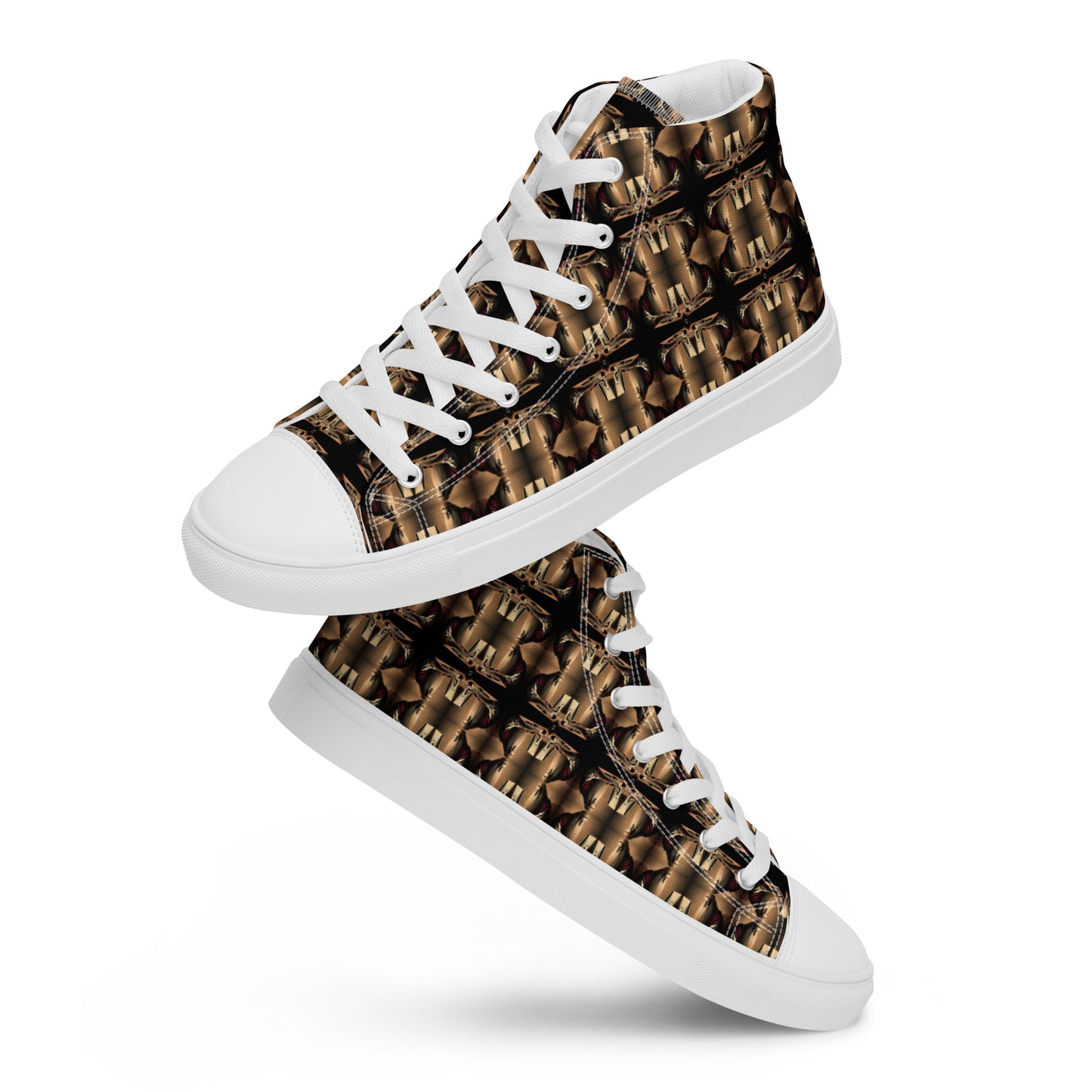 Men’s Premium High Top Canvas Shoes (Full Print) - The God Ball Originals by Chris Rabalais (2024)