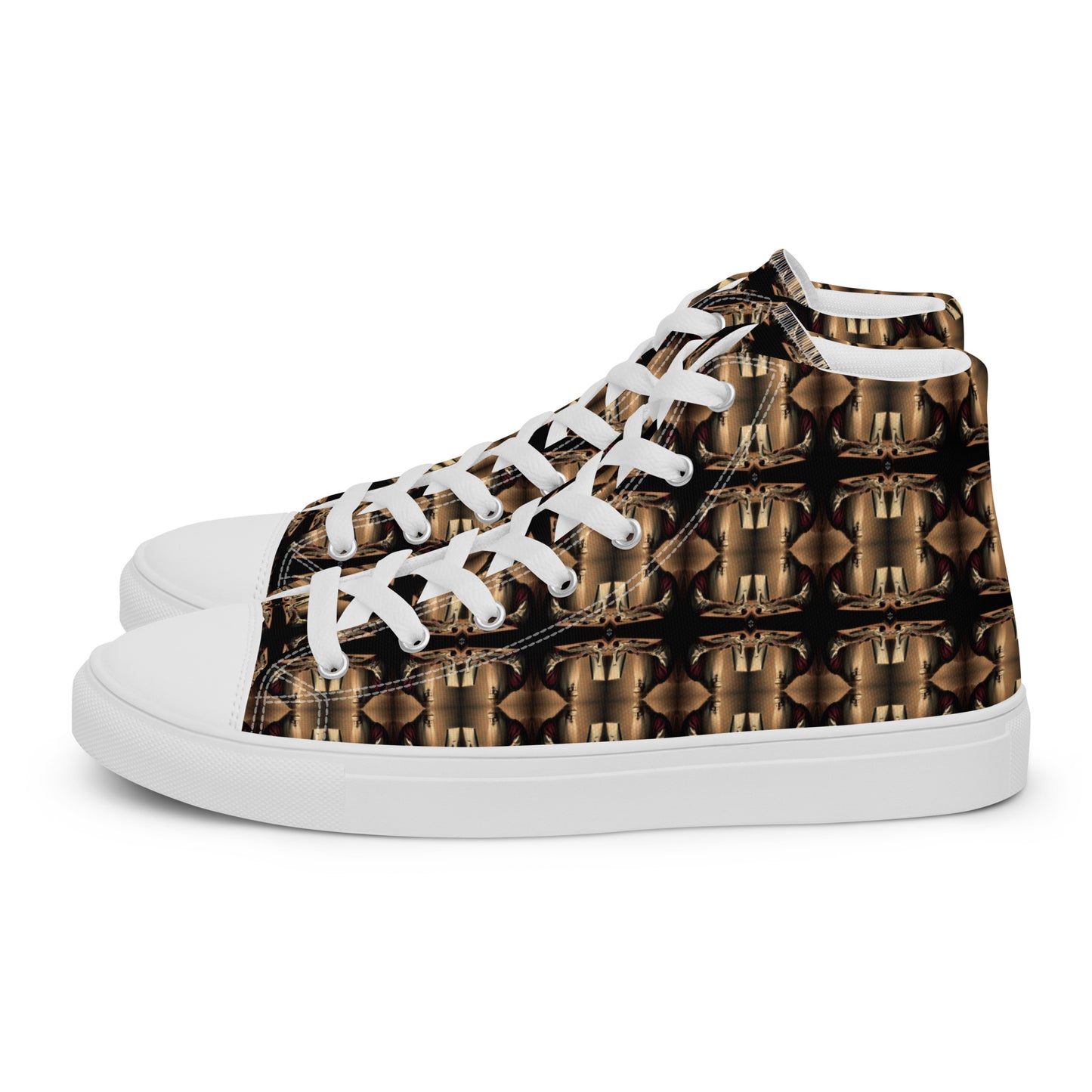 Men’s Premium High Top Canvas Shoes (Full Print) - The God Ball Originals by Chris Rabalais (2024)