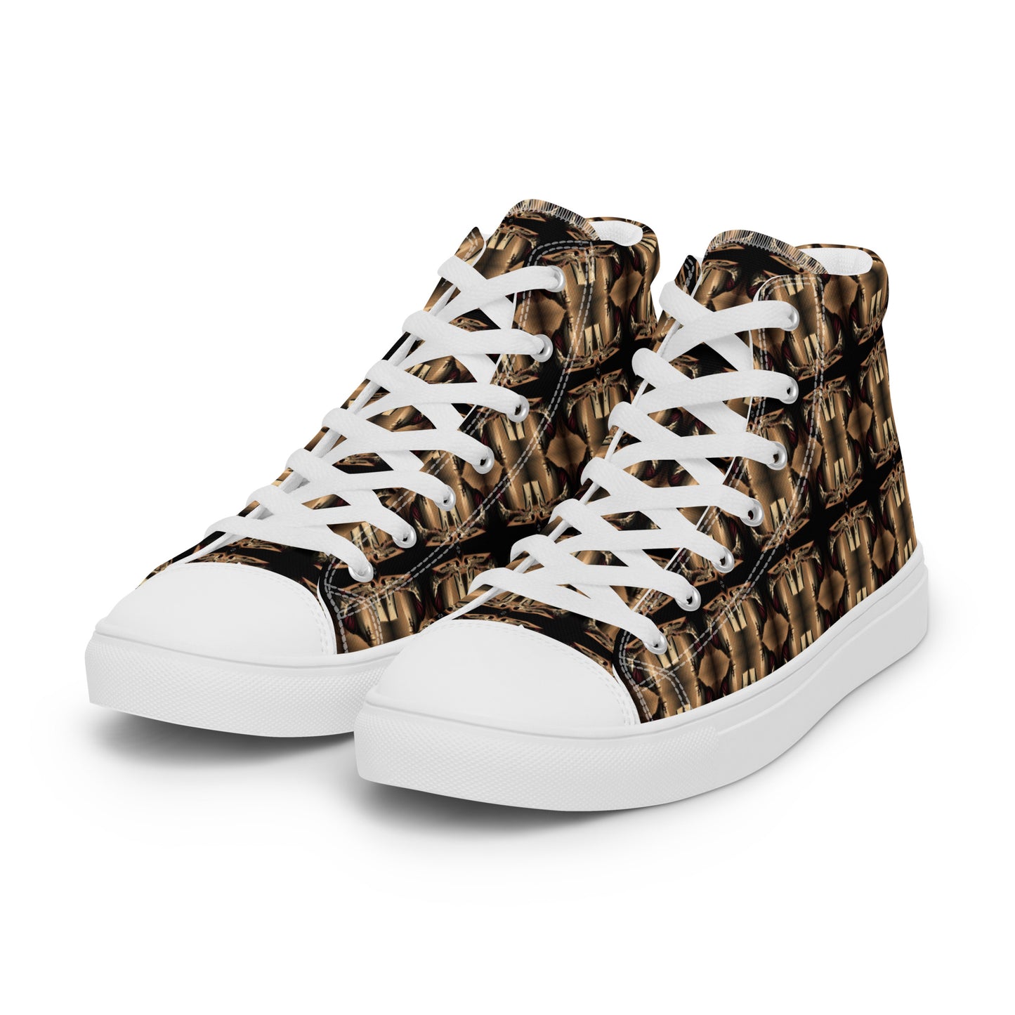Men’s Premium High Top Canvas Shoes (Full Print) - The God Ball Originals by Chris Rabalais (2024)