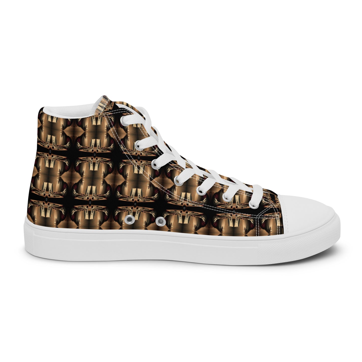Men’s Premium High Top Canvas Shoes (Full Print) - The God Ball Originals by Chris Rabalais (2024)