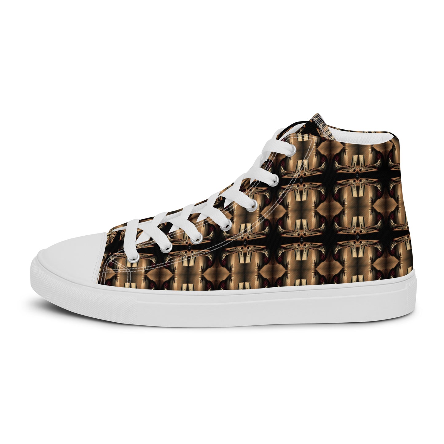 Men’s Premium High Top Canvas Shoes (Full Print) - The God Ball Originals by Chris Rabalais (2024)