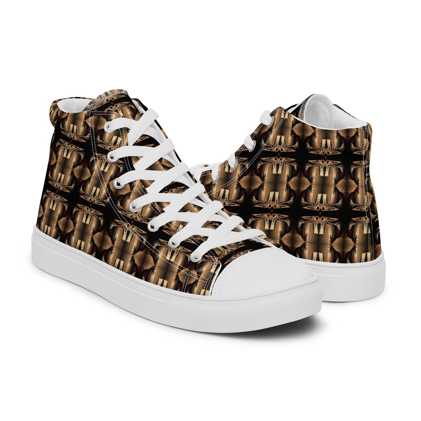 Men’s Premium High Top Canvas Shoes (Full Print) - The God Ball Originals by Chris Rabalais (2024)
