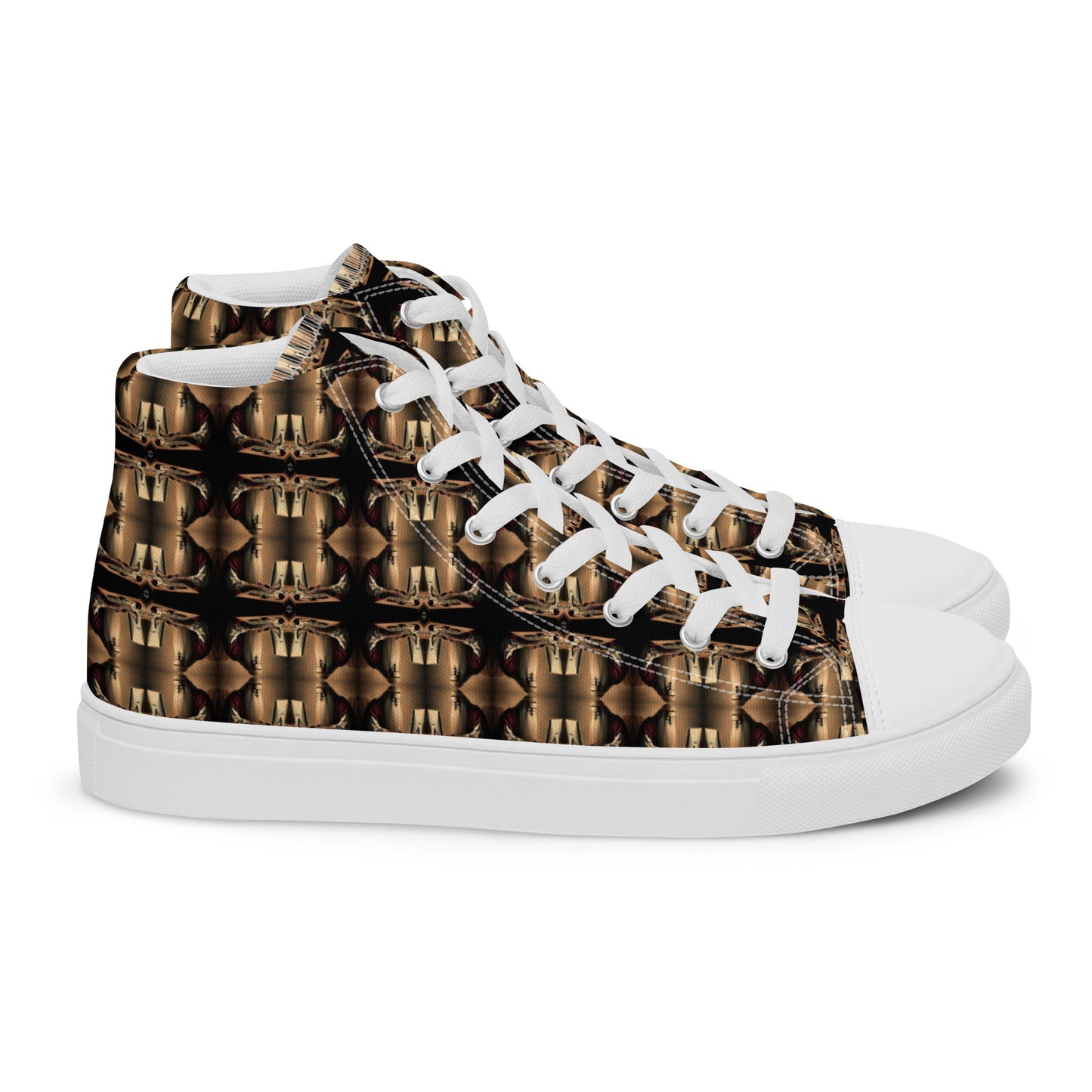 Men’s Premium High Top Canvas Shoes (Full Print) - The God Ball Originals by Chris Rabalais (2024)