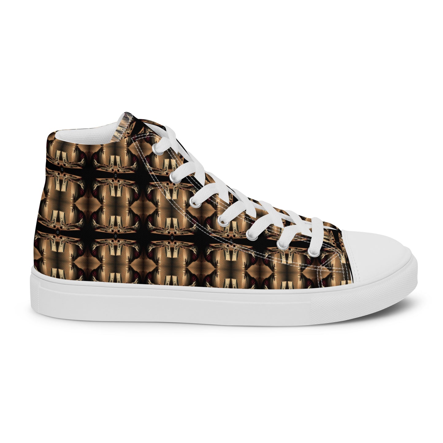 Men’s Premium High Top Canvas Shoes (Full Print) - The God Ball Originals by Chris Rabalais (2024)
