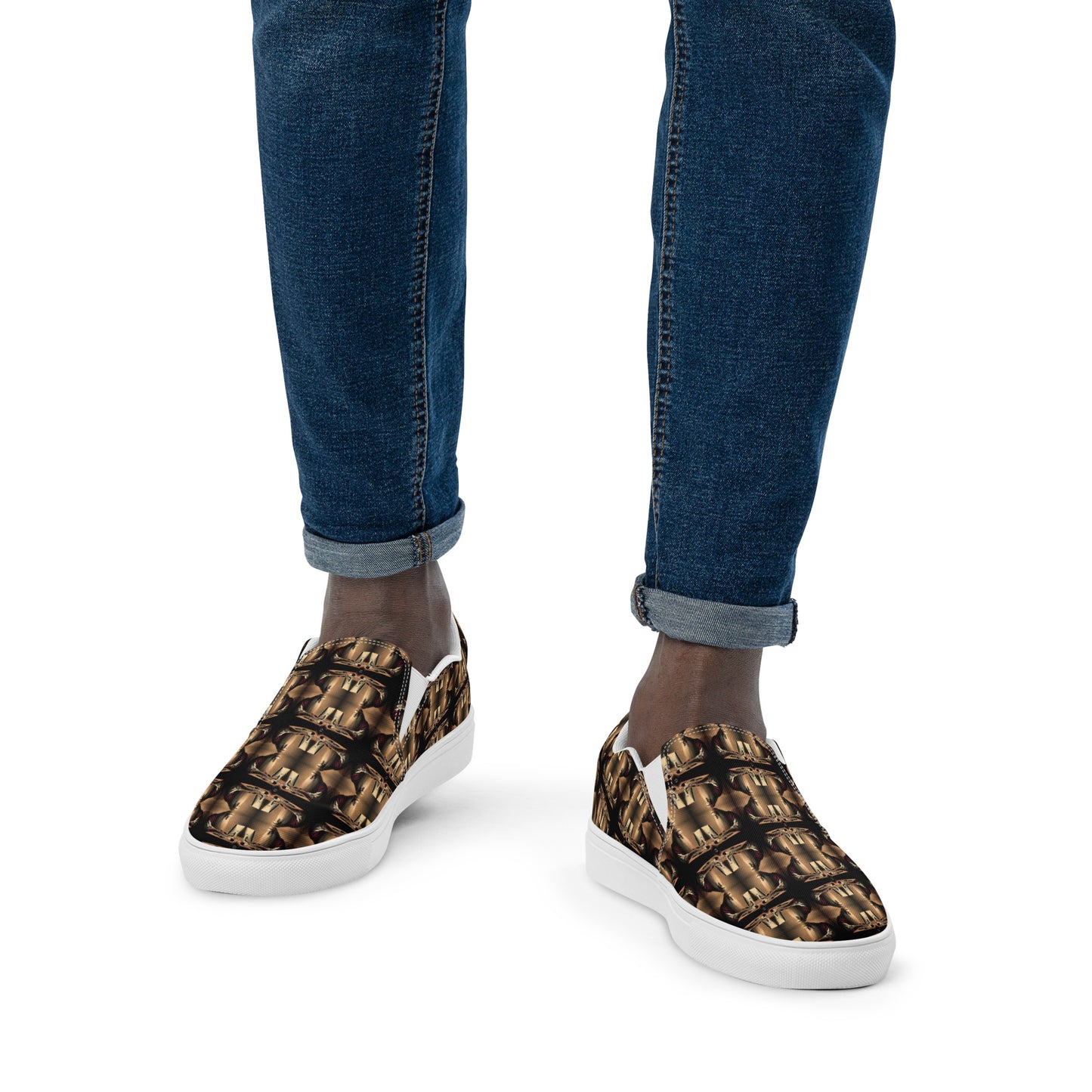 Men’s Slip-on Canvas Premiums (Full Print) - The God Ball Originals by Chris Rabalais (2024)