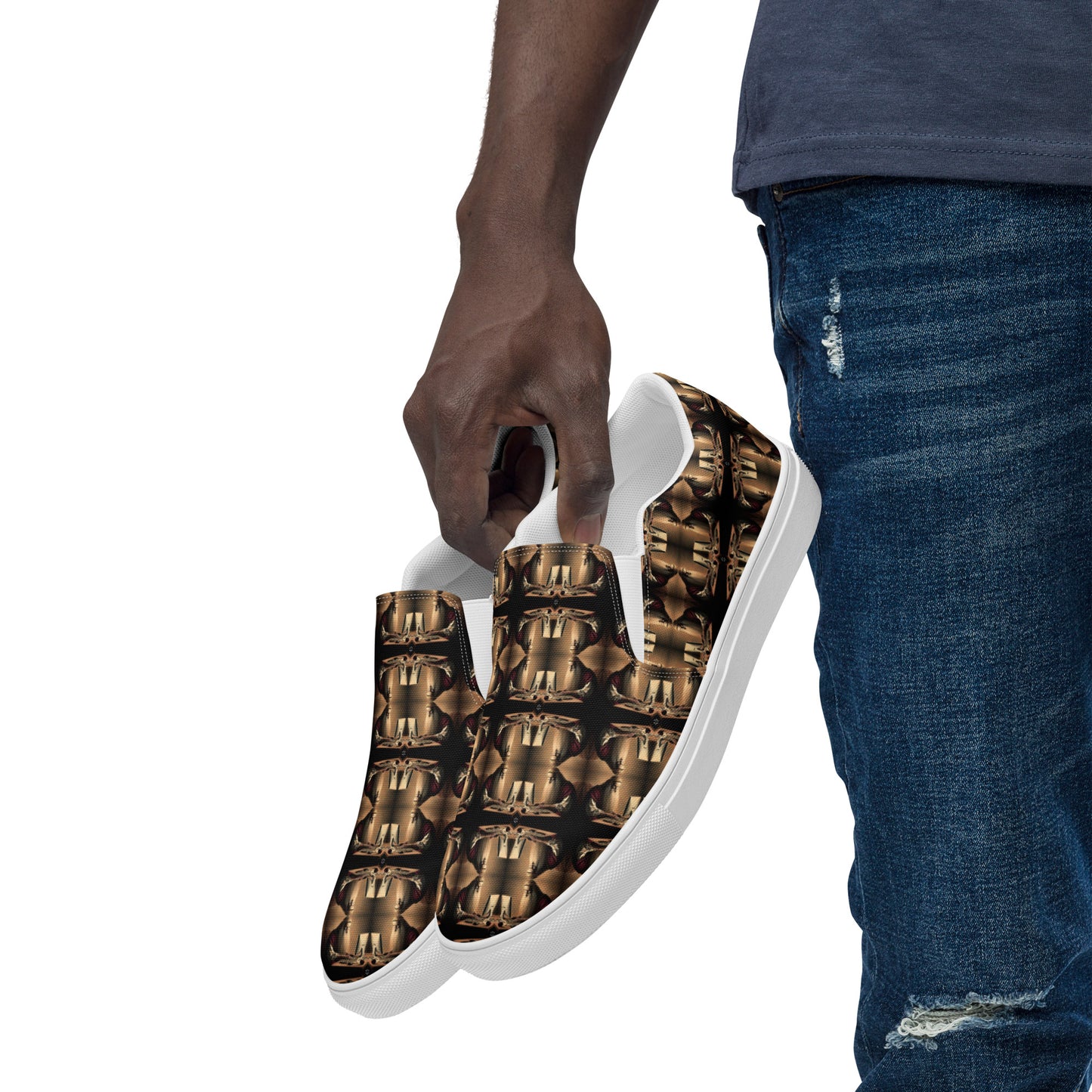 Men’s Slip-on Canvas Premiums (Full Print) - The God Ball Originals by Chris Rabalais (2024)